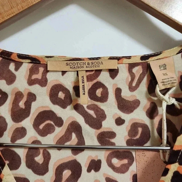 Scotch & Soda Animal print button-down dress - Picture 7 of 8